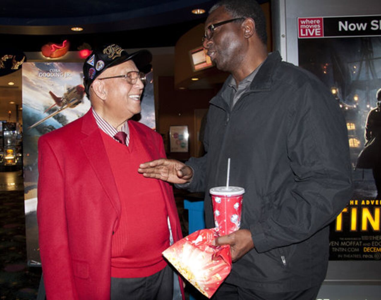 Red Tails' screens in Morrow