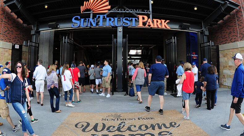 Attendance is up in the Braves’ first season at SunTrust Park.