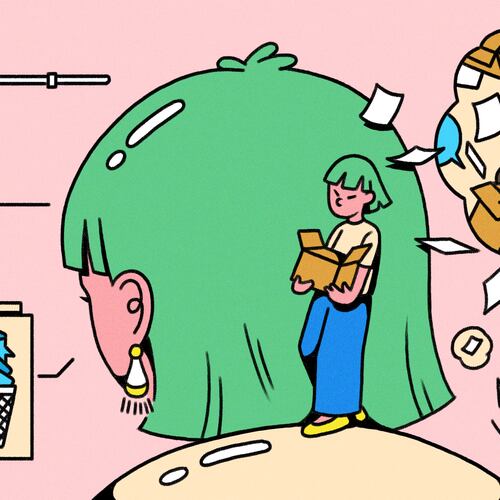 Spring cleaning isn't just a physical act of dusting and decluttering your home. It can also apply to refreshing our mindset. (Illustration: Broly Su / AJC)