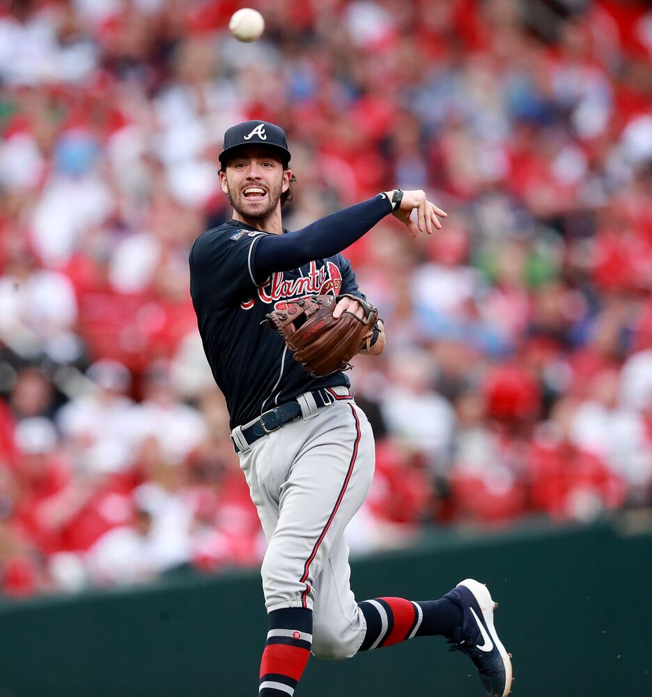 Photos: Braves face Cardinals in Game  3 of NLDS at St. Louis
