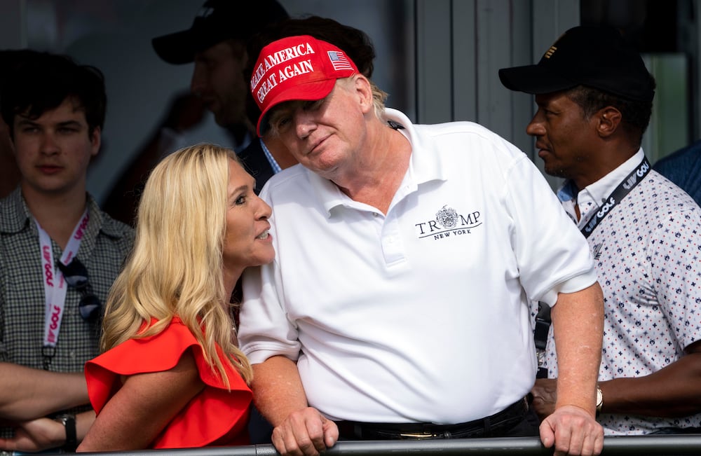 U.S. Rep. Marjorie Taylor Greene, R-Rome, has long been a staunch supporter of Donald Trump.