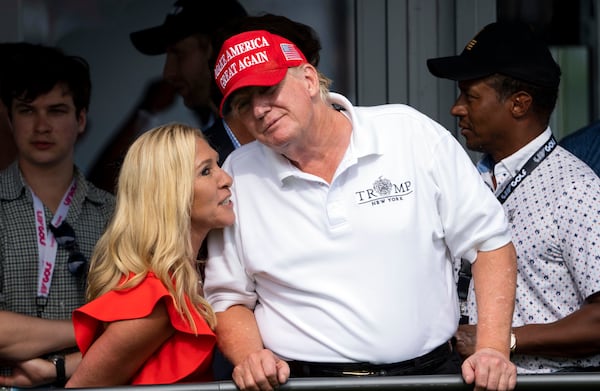 U.S. Rep. Marjorie Taylor Greene, R-Rome, has long been a staunch supporter of Donald Trump.