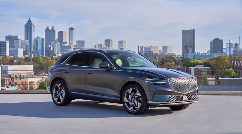 An all-electric Genesis GV70 Electrified. (Courtesy of Genesis)