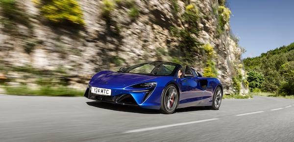 The McLaren Artura Spider Monaco. Photo courtesy of McLaren