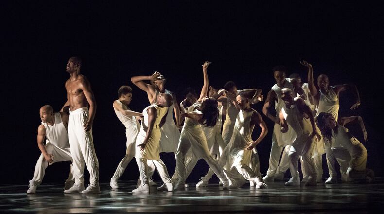 Alvin Ailey dancers in Rennie Harris’ “Exodus.” CONTRIBUTED BY PAUL KOLNIK