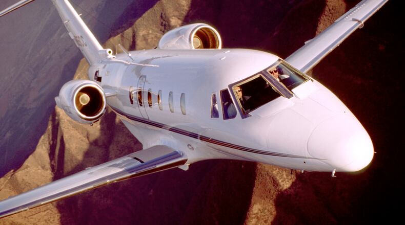 The Citation VII, a corporate jet in an undated file photo, may one model that will be used by United Airlines to win the premium-class customers it has lost to the booming private jet market. The company is launching a unit that is poised within five years to operate 200 corporate jets seating six to 14 passengers, according to the Wall Street Journal, April 26, 2001. (Photo Courtesy of Cessna Corp/Newsmakers)