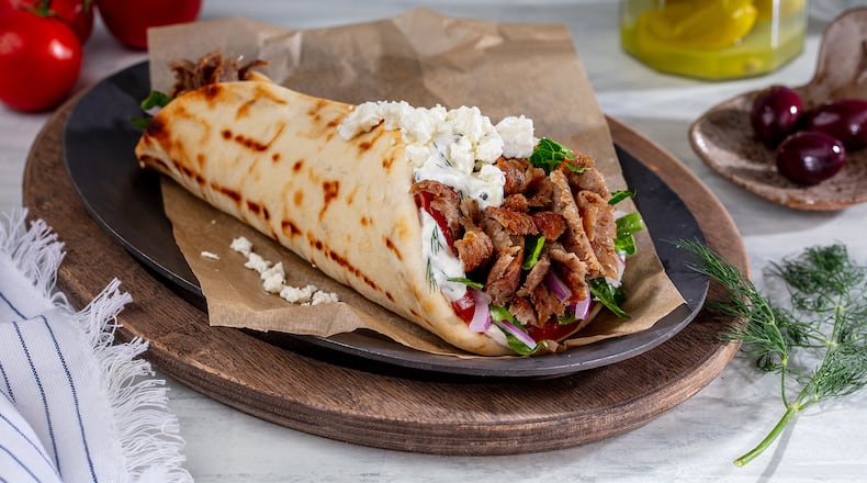 Gyros from the menu of Great Greek Mediterranean Grill. / Courtesy of Great Greek Mediterranean Grill