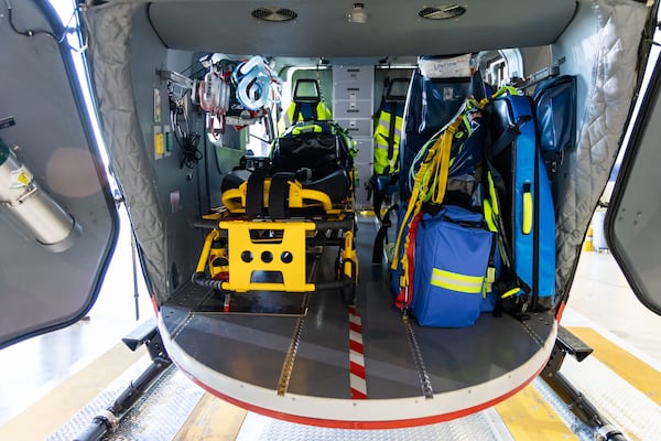 Developed in partnership with Air Methods, the “mobile intensive care unit” will be staffed entirely with Grady personnel, which includes nurses, paramedics and critical care specialists. (Courtesy of Grady Health System)