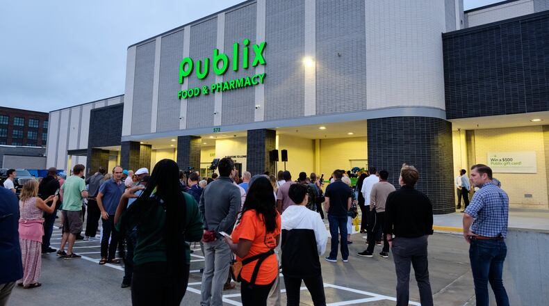 This is the exterior of the new Publix at Summerhill, which opened June 21, 2023.