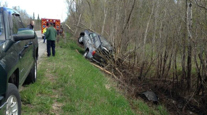A man said a spider caused him to crash his car. (Photo: Leelanau County Sheriff's Office)
