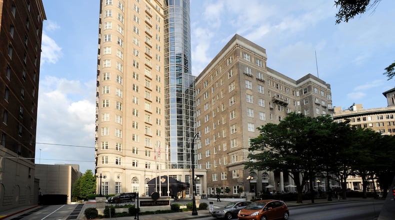 The Georgian Terrace hotel was the site of the premiere party for "Gone With the Wind" in 1939.