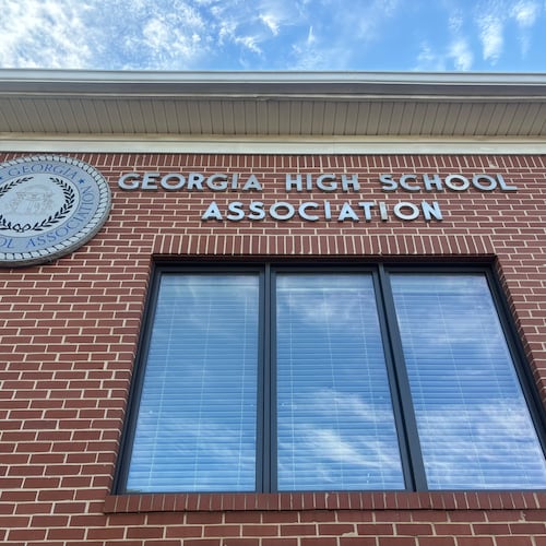 The Georgia High School Association on Wednesday suspended players and levied fines against Rockdale County and Heritage of Conyers following a fight between players before their game Friday. The fight led to the game being canceled. (Jack Leo/AJC 2025)