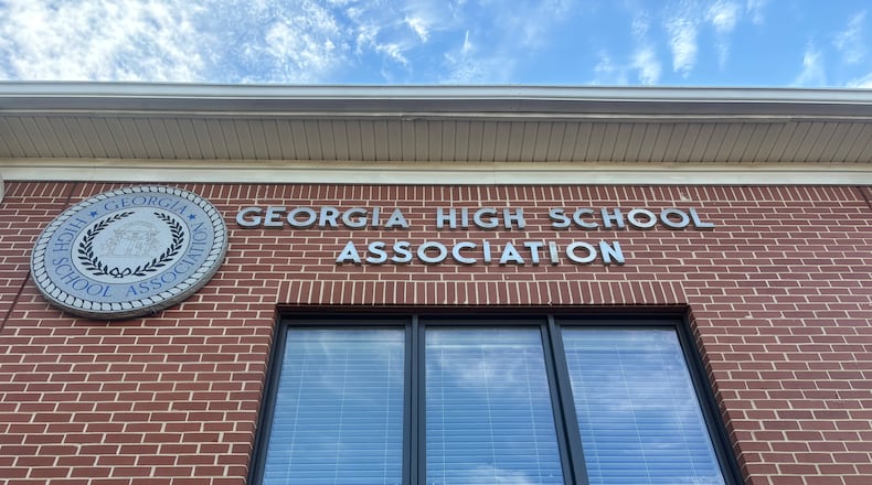 The Georgia High School Association on Wednesday suspended players and levied fines against Rockdale County and Heritage of Conyers following a fight between players before their game Friday. The fight led to the game being canceled. (Jack Leo/AJC 2025)