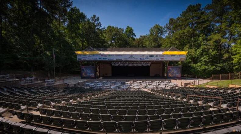 Peachtree City’s amphitheater will get new restrooms and flooring before the first concert in April. Courtesy Peachtree City