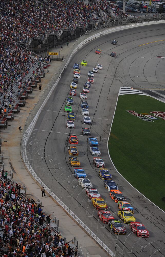 NASCAR under the lights at Atlanta Motor Speedway