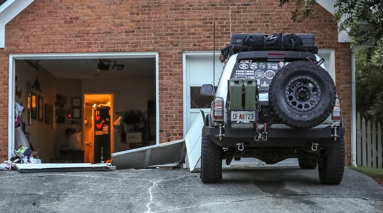 September 9, 2022 Cobb County: Cobb County law enforcement investigators were still on the scene Friday morning, Sept. 9, 2022 after two Cobb County deputies were shot and killed Thursday night while serving a warrant in a usually quiet neighborhood, authorities said. two suspects were taken into custody at the scene. “My two deputies were ambushed this evening and killed,” Sheriff Craig Owens said during a news conference early Friday morning. “Our hearts are broken here in Cobb County.” (John Spink / John.Spink@ajc.com)