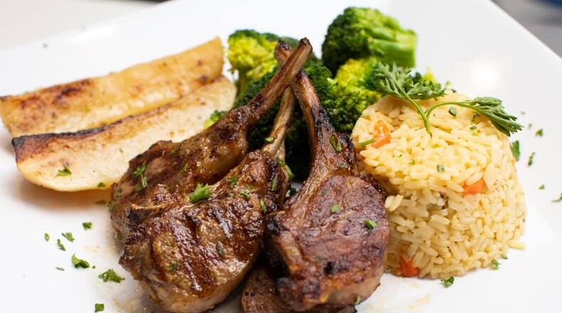 Lamb chops from the menu of Taste of Greece. / Courtesy of Taste of Greece