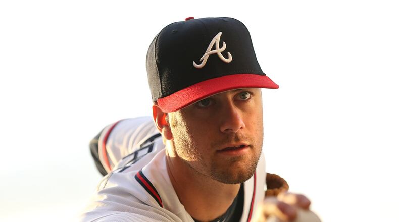 Braves pitching prospect John Gant has pitched himself into contention for an opening-day roster spot as a long reliever or starting-rotation option. (Curtis Compton / ccompton@ajc.com)