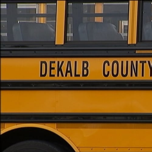 DeKalb County police say officers responded to a reported shooting around 7:51 a.m. Tuesday morning at Stone Mill Drive and Juliette Road. Police and the DeKalb County School District are investigating the incident. (AJC 2020)
