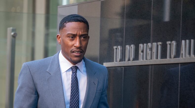 British YouTuber and rapper known as Yung Filly, whose real name is Andres Felipe Valencia Barrientos, leaves Western Australian District Court in Perth, Australia, Monday, July 27, 2026. (Aaron Bunch/AAP Image via AP)