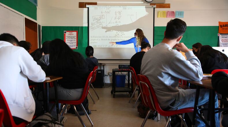 The average U.S. student missed half a year of learning in math due to the pandemic. "We’re not going to make up for half a year of learning with a few extra days of instruction or by providing tutors to 5% to 10% of kids," said Harvard's Thomas Kane. (Jim Wilson/The New York Times)