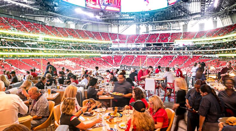 The view from Molly B's before an event. Photo:  Heidi Geldhauser