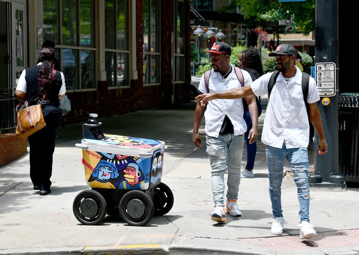 New robot food delivery