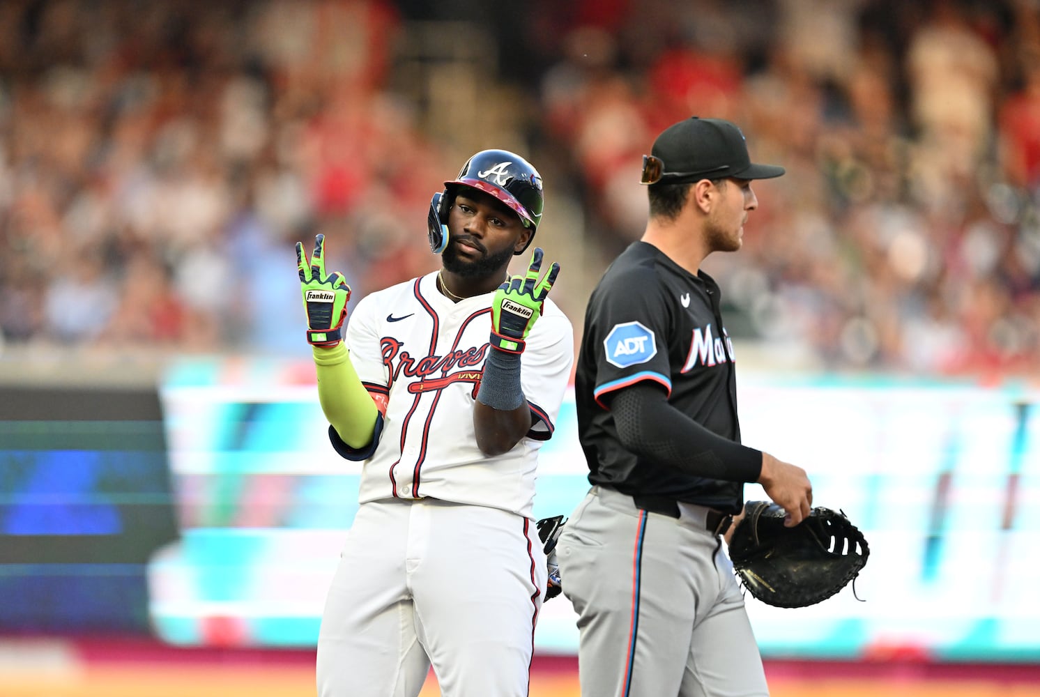 Photos: Braves home opener
