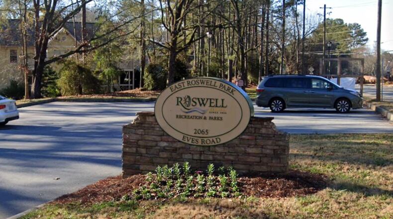 The Roswell City Council recently approved a list of improvements for East Roswell Park. GOOGLE MAPS