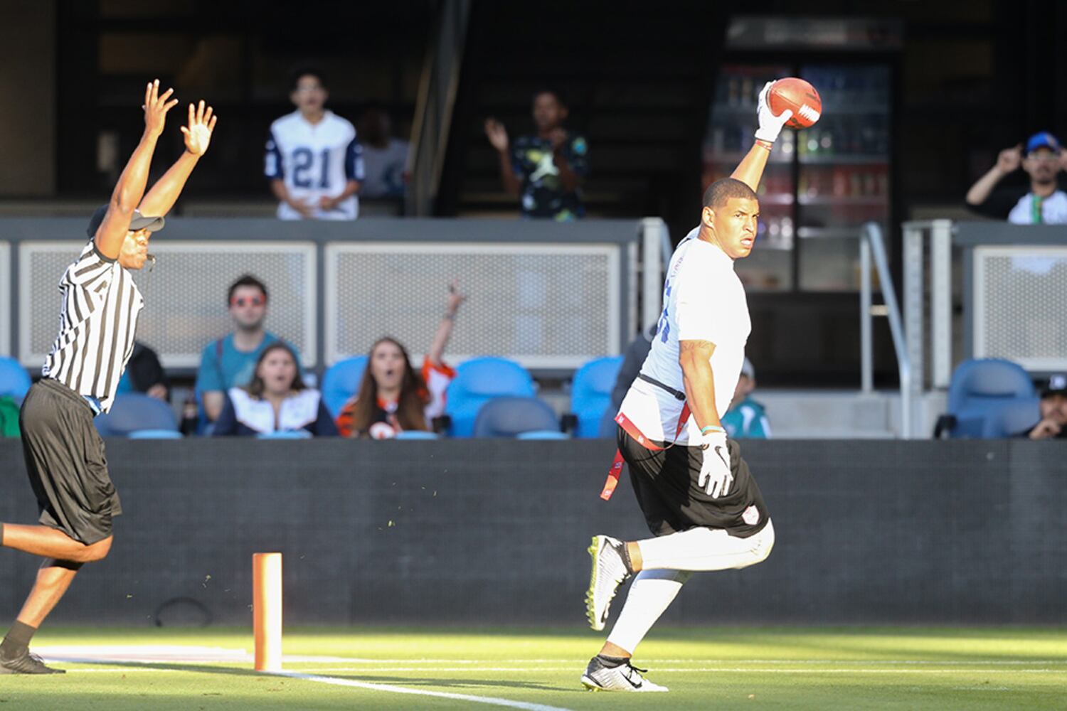 Michael Vick American Flag Football Launch Game