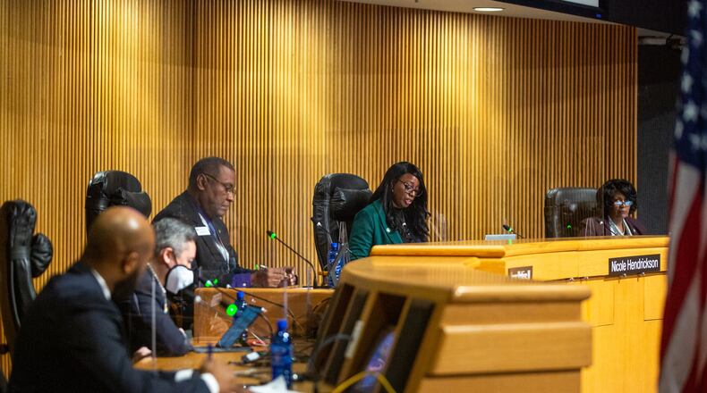 Gwinnett County Board of Commissioners on Tuesday approved a 4 percent salary increase for full-time employees. (Rebecca Wright for the Atlanta Journal-Constitution)