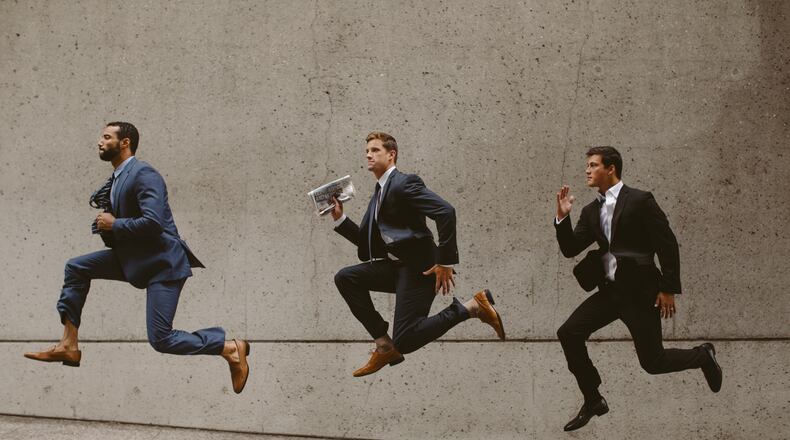 Wolf & Shepherd is a men's dress shoe company that utilizes running shoe technology