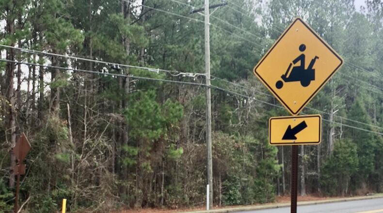 A series of SPLOST projects will add more connectivity to Peachtree City's cart path system. Jill Howard Church for the AJC