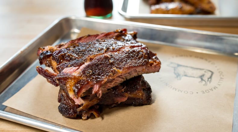4 Rivers Smokehouse St. Louis Ribs. Photo credit- Mia Yakel.