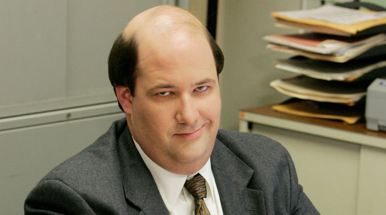 THE OFFICE -- "Chair Model" Episode 10 -- Aired 04/17/2008 -- Pictured: Brian Baumgartner as Kevin Malone  (Photo by Chris Haston/NBCU Photo Bank/NBCUniversal via Getty Images via Getty Images)