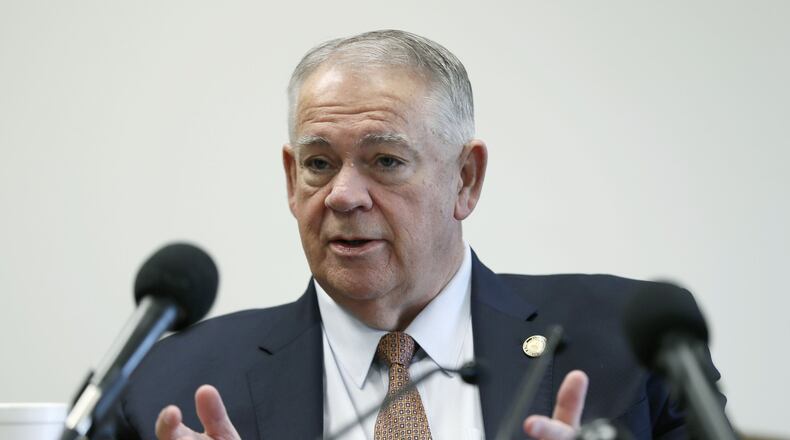 House Speaker David Ralston last week defended his use of the legislative stay, saying he has no plans to step down as speaker after criticism that he was abusing his power. BOB ANDRES / BANDRES@AJC.COM