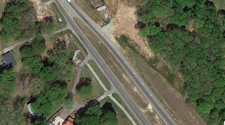 Traffic will soon shift over on the State Route 11/U.S. 129 widening project in Talmo, part of Jackson County. Courtesy GDOT