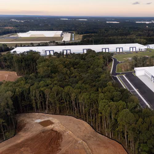 Stonemont Park 75 South is an industrial park in Locust Grove that announced its first tenant signing in April 2026. (Courtesy of Johnny McLendon Photography/Stonemont)