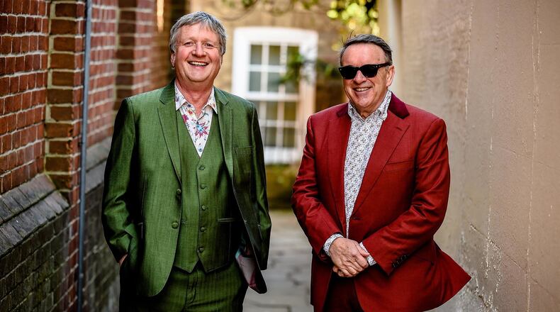 Glenn Tillbrook (left) and Chris Difford (right) formed Squeeze in 1974. They will be at Chastain Sept. 16, 2023. PUBLICITY PHOTO