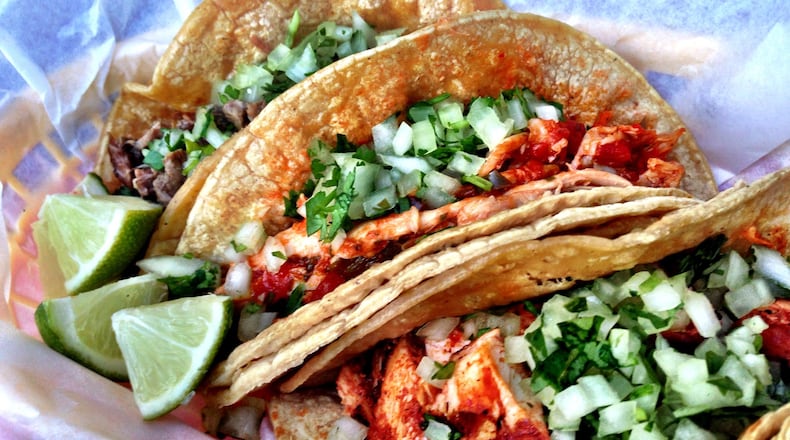 Tacos from the menu of Rreal Tacos. (Wyatt Williams)