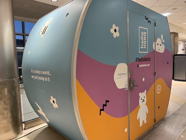 A Mamava pod at Hartsfield-Jackson Atlanta International Airport.