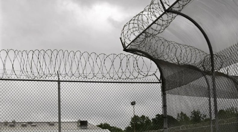 U.S. Immigration and Customs Enforcement detainees exercising during a recreation period at the Irwin County Detention Center in Ocilla. CURTIS COMPTON/ccompton@ajc.com