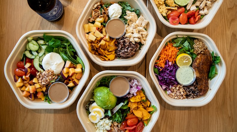Though you can customize anything and everything, the Sweetgreen menu features seasonally selected salads and bowls. Mia Yakel for The AJC