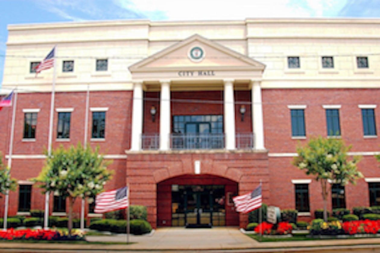 Darcy Curran, CEO of automotive company Highline Warren, said the city of McDonough, whose town hall is pictured here, and Georgia will offer a skilled workforce and strong logistics connections for Highline Warren's planned $170 million expansion south of Atlanta. (AJC file 2020)