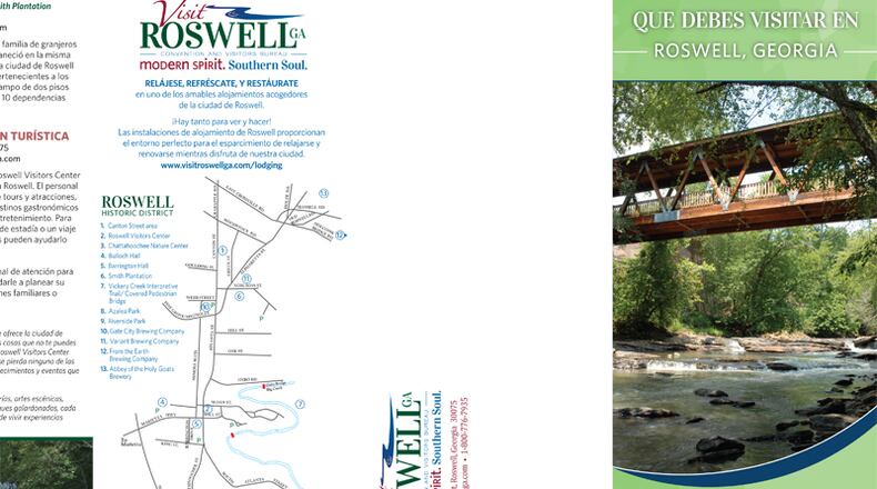 The Roswell Visitors Center seeks to better serve international guests with a Spanish-language version of its “Must See Places” brochure. ROSWELL VISITORS CENTER