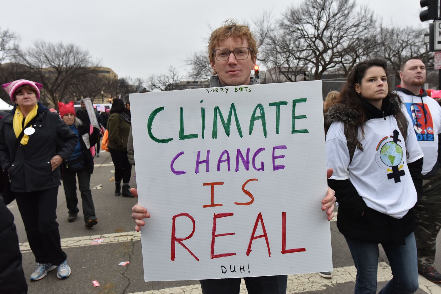 Signs of the times at Women's March in D.C.