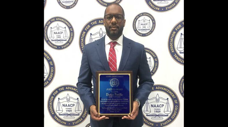 Henry DA Darius Pattillo has received the county NAACP's justice award.