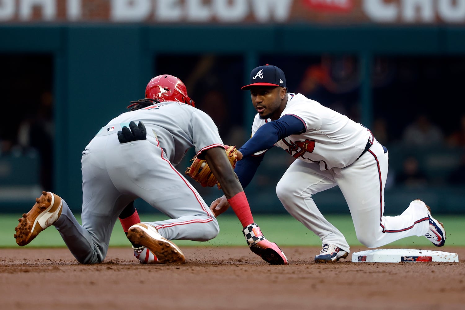 Reds Braves Baseball