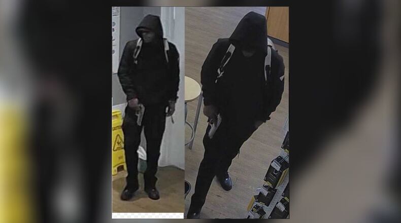 Forest Park police are asking the public for help identifying a man they say held up a Sprint Mobile on Tuesday before making off with cell phones and cash.