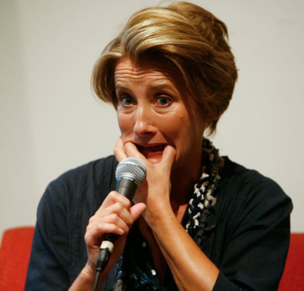 Emma Thompson delights young fans during tea
